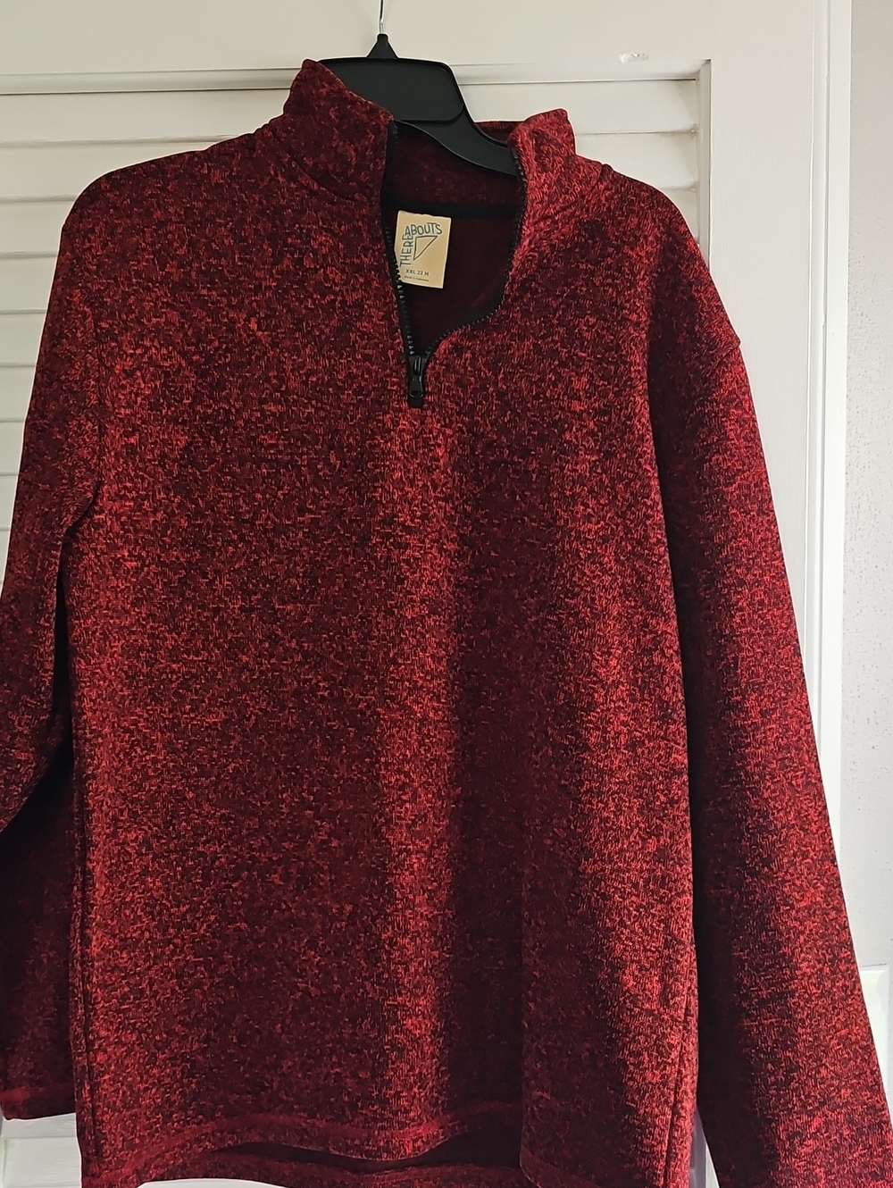 Kids Plush Red Quarter-Zip Sweater - About Us